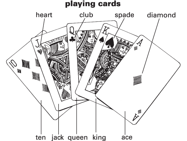 Playing card Definition for EnglishLanguage Learners