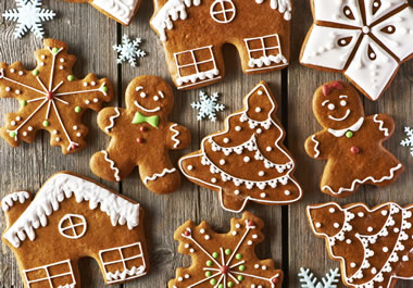 Cookies made from gingerbread