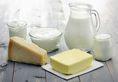Milk, cheese, butter, and yogurt are dairy foods.