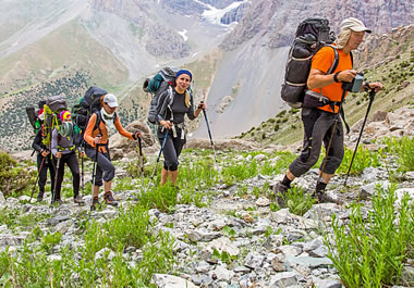A group of surefooted hikers