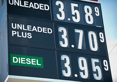 Gas prices fluctuate throughout the year.