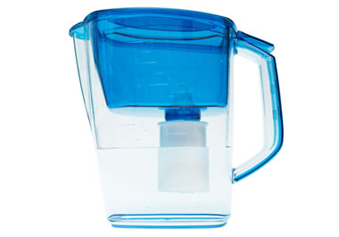 This pitcher filters water to remove impurities.