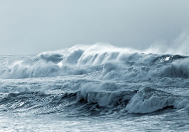 Turbulent waves