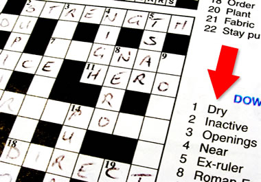 Crossword puzzle clues