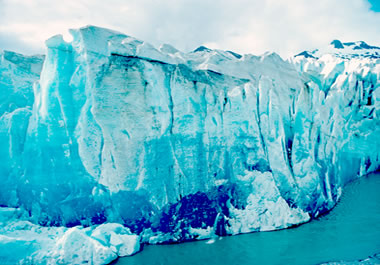 The Mendenhall Glacier in Alaska
