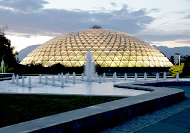 The dome of the Boedel Conservatory in Vancouver