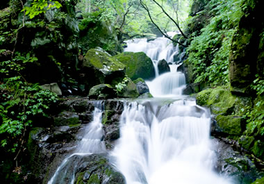 Cascading waterfall