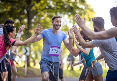 There is an outpouring of support for the runner.