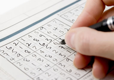 She enjoys working on brainteasers in the evenings.