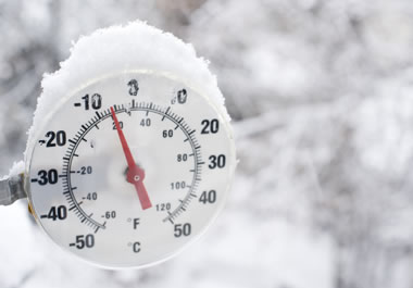 Temperatures plummeted below freezing