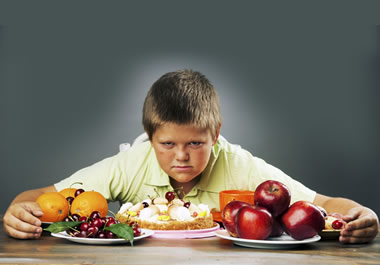 The boy's appetite is insatiable.