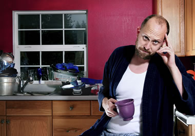 Sometimes doing the dishes feels like a herculean task. 