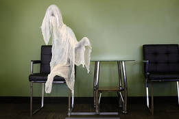 ghost in waiting room