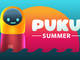 text puku summer in front of a sunset and puku image to the left 
