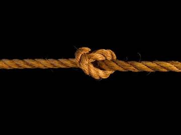 rope verb