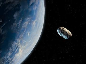 asteroid approaching earth