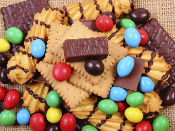 candy and junk food
