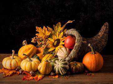 cornucopia table setting