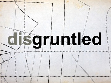 gruntle burgle commentate entertaining back formations