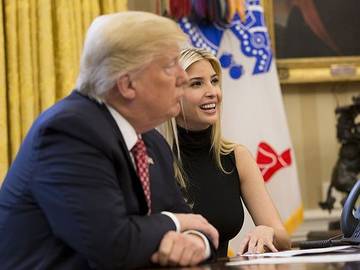ivanka trump and donald trump nepotism