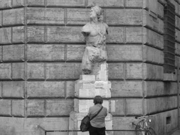 the pasquino statue rome