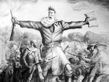 the tragic prelude john brown copy of mural by john steuart curry in the state capitol in topeka kansas circa 1937 42 1957 1965