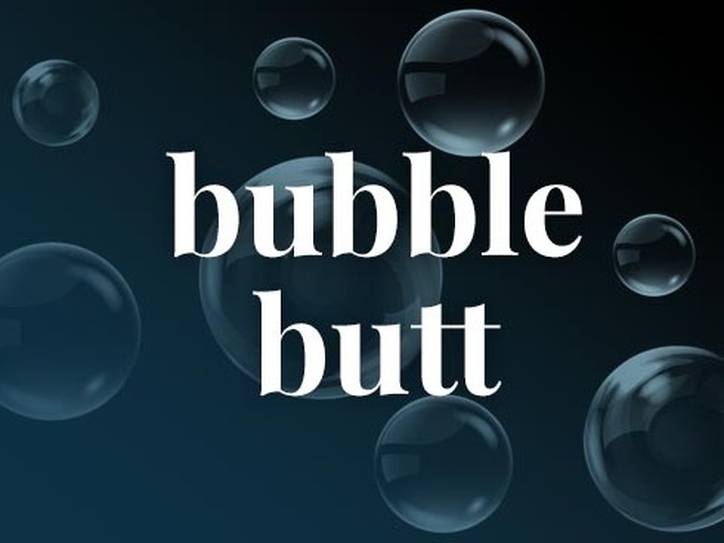 Butts bubble big white Juicy Butts