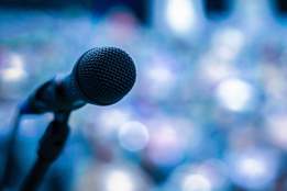 microphone on stage