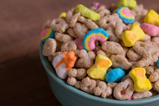 a bowl of charming cereal