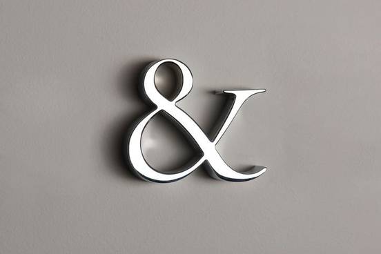 ampersand word history