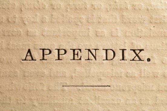 book parts appendix