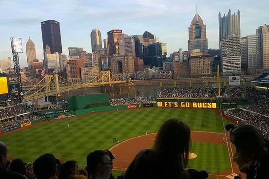 crowd at baseball game