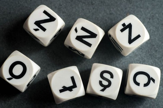 letters with diacritical marks photo