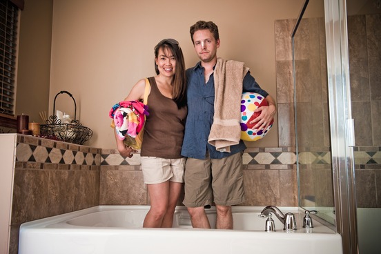 staycation couple