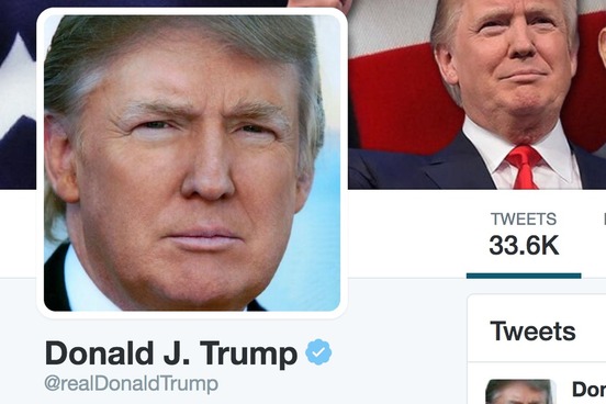 trump twitter profile