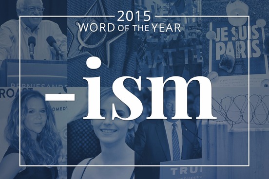 word of the year 2015 ism