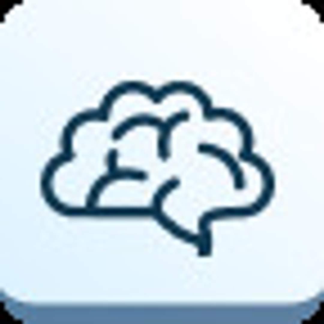 vocab quiz brain speech bubble icon