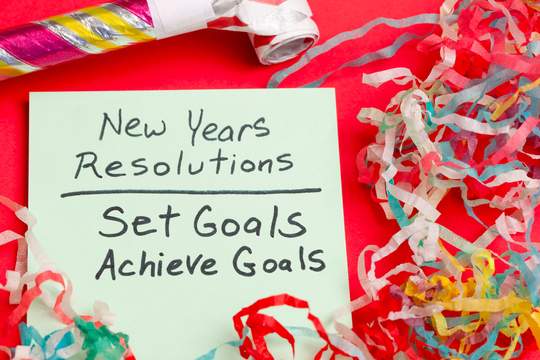 new years resolutions list set goals achieve goals