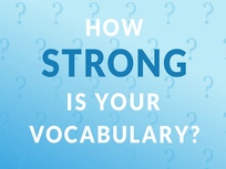 How Strong Is Your Vocabulary Weekly Challenge