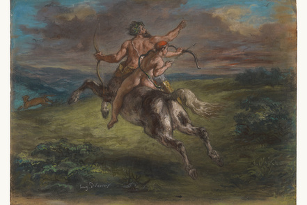 the education of achilles eugne delacroix