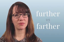 further vs farther video