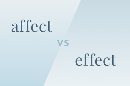 video affect vs effect