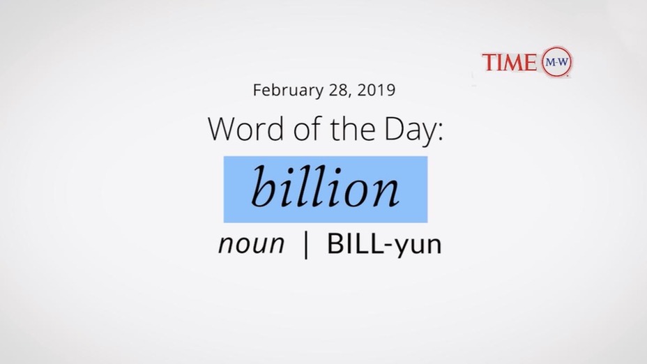 billion time wotd