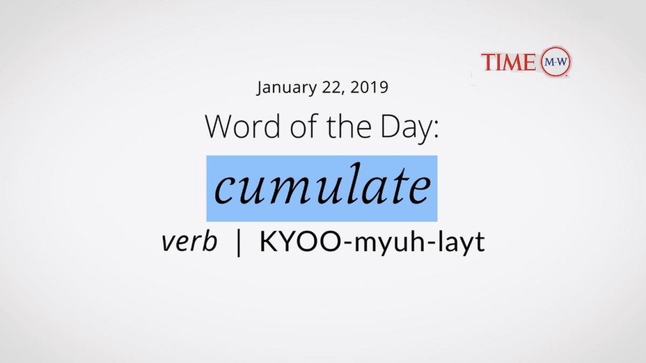 cumulate time wotd