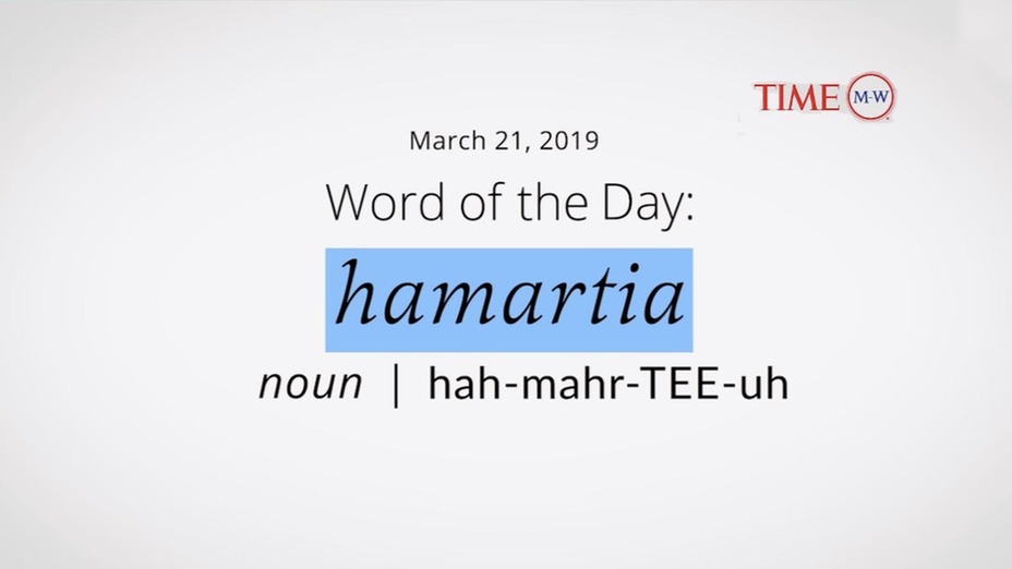 hamartia word of the day
