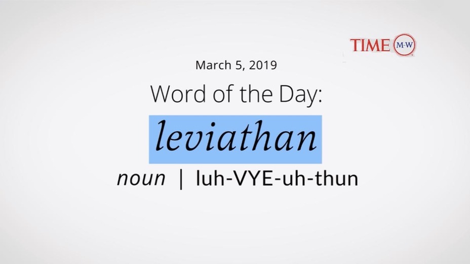 leviathan word of the day
