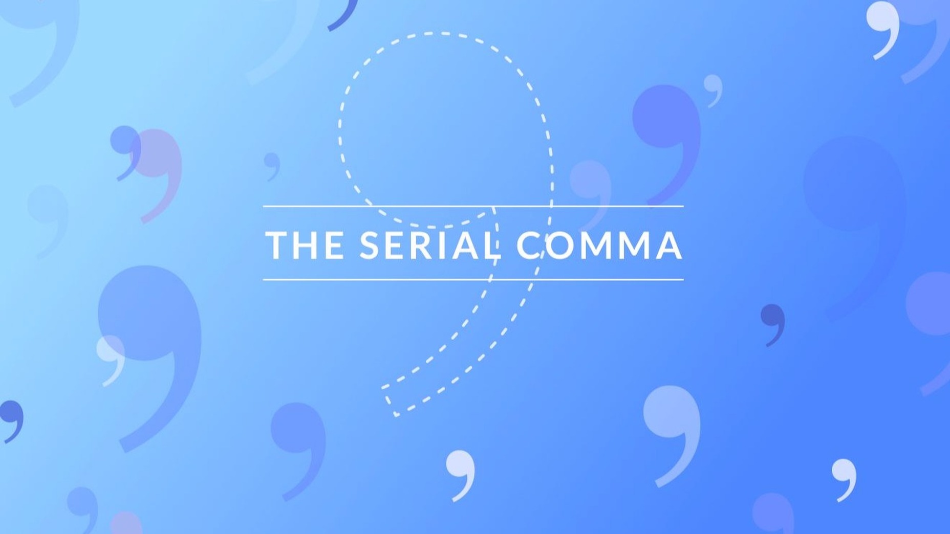 serial comma