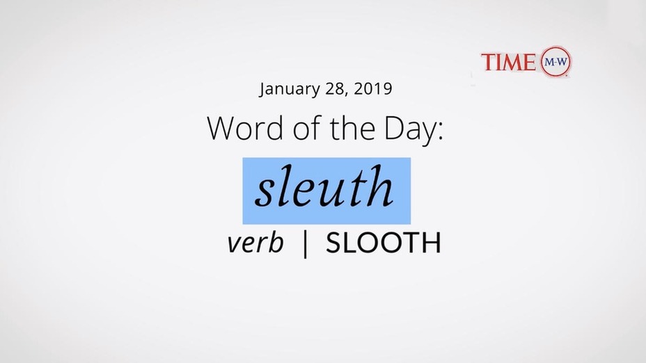 sleuth time wotd