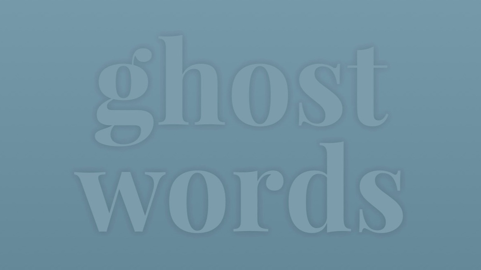 ghost dictionary meaning