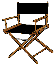 Illustration of director's chair